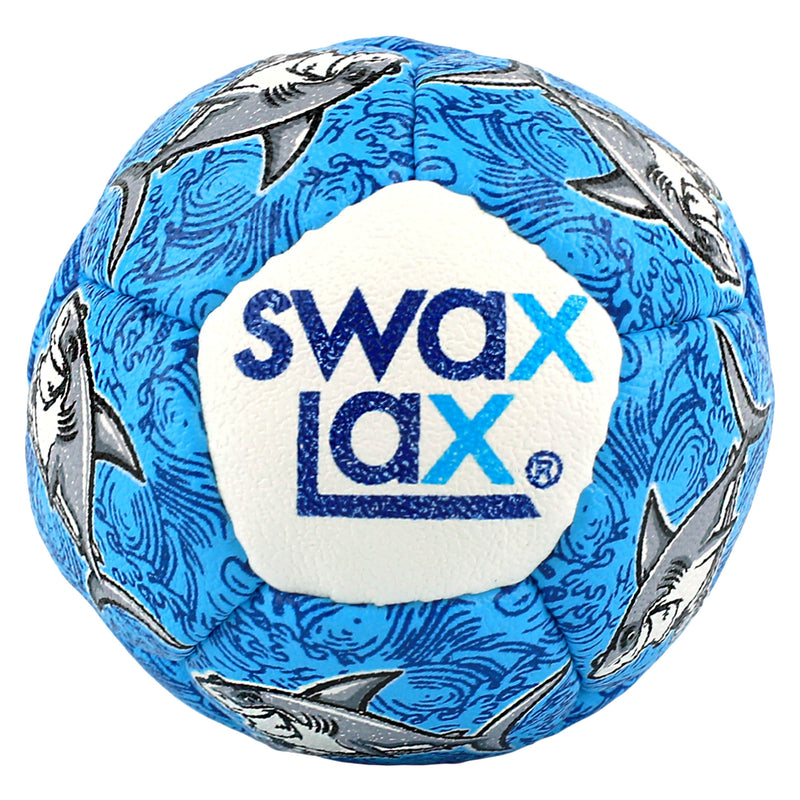 Swax Lax Shark Lacrosse Training Ball - Front View